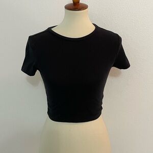 Black Basic‎ Crop Top by Wild Fable * Size Small
